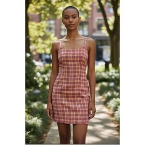 California‎ Concepts Vintage Y2K Plaid Mini Dress 5